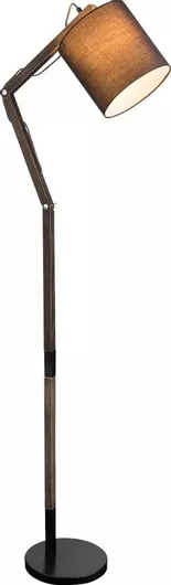 Φωτιστικό Δαπέδου Globo Lighting Mattis Μοντέρνο Υ172xΜ25cm με Ντουί για Λαμπτήρα E27 σε Μαύρο Χρώμα