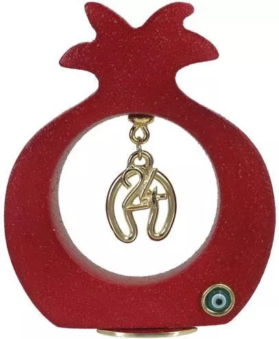 MarHome ΓΟΥΡΙ ΡΟΔΙ ΚΕΡΑΜΙΚΟ ΕΠΙΤΡAΠΕΖΙΟ ΜΠΟΡΝΤΩ ΜΙΚΡΟ ΤΡΥΠΑ/ΠΕΤΑΛΟ ΧΡΥΣΟ - 7.5x9cm S1403-RZ1R-2