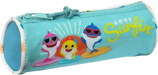 Κασετίνα Baby Shark Surfing Μπλε Λευκό 20 X 7 X 7 Cm