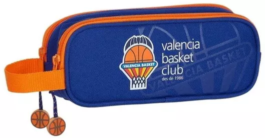 Κασετίνα BigBuy Valencia με 2 Θήκες σε Μπλε χρώμα