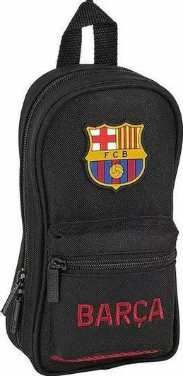 Κασετίνα F.C. Barcelona με 2 Θήκες σε Μαύρο χρώμα