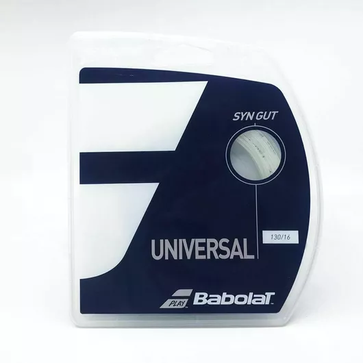 Χορδή Τένις Babolat Syn Gut 12m Λευκή 12m, Φ1.30mm