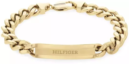 Αλυσίδα Χειρός Tommy Hilfiger Ανδρική από Ανοξείδωτο Ατσάλι Επιχρυσωμένη