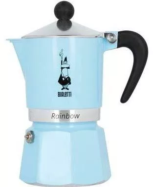 Μπρίκι Espresso Bialetti Rainbow 6cups Μπλε