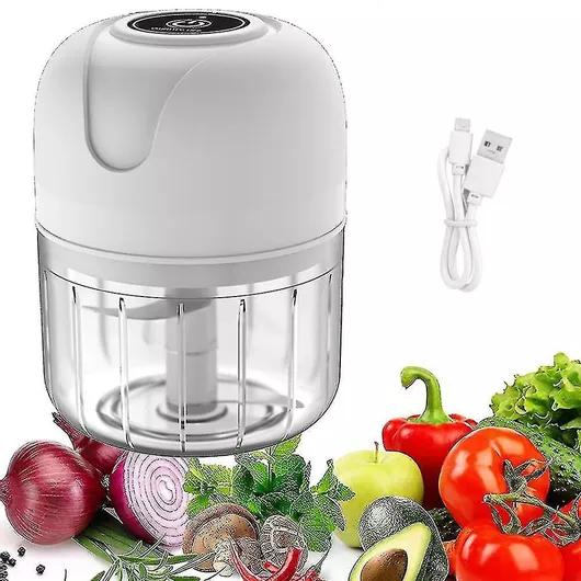 Multi Πολυκόπτης με Δοχείο 250ml Λευκός