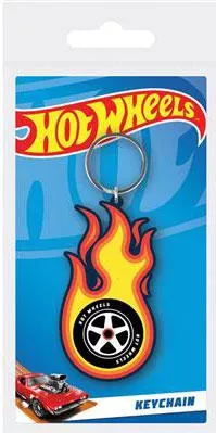 Μπρελόκ Pyramid International Κρίκος Hot Wheels Burning Tyre Πορτοκαλί/Κίτρινο