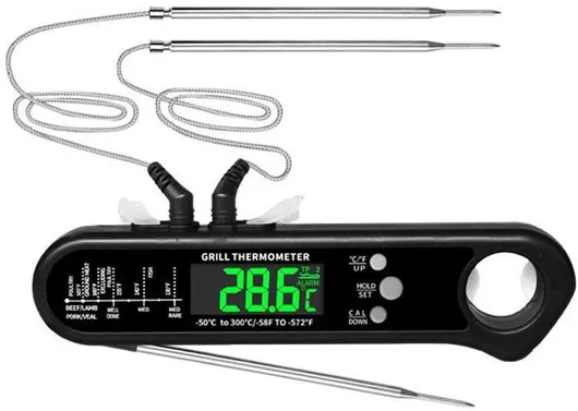 Θερμόμετρο Μαγειρικής Ψηφιακό Μαύρο