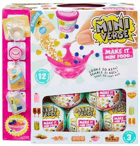 Παιχνίδι Μινιατούρα MGA Entertainment Miniverse Food Make It Mini Cafe για 3+ Ετών