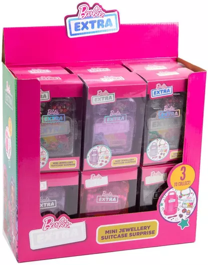 Αξεσουάρ Κούκλας Barbie Mattel Mini Suitcase Σετ 12τμχ για 3+ Ετών