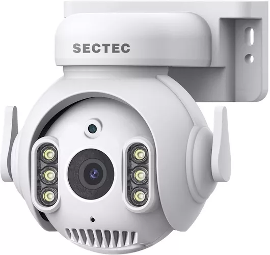 Κάμερα Παρακολούθησης Sectec Smart Dome IP με WiFi 3MP Λευκό