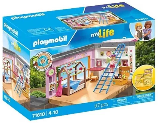 Playmobil: Μοντέρνο Σπίτι Παιδικό Δωμάτιο για 4+ Ετών #71610