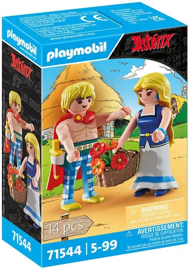 Playmobil: Asterix Τραγικομίξ & Φαλμπάλα για 5+ Ετών #71544