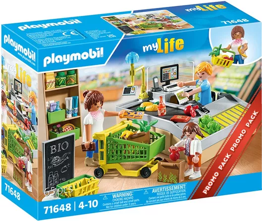 Playmobil MyLife Ταμείο Βιολογικού Καταστήματος για 4-10 ετών