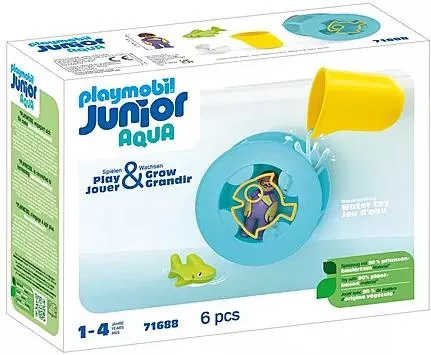 Playmobil Junior Ρόδα με Νερό και Καρχαριάκι για 1-4 ετών