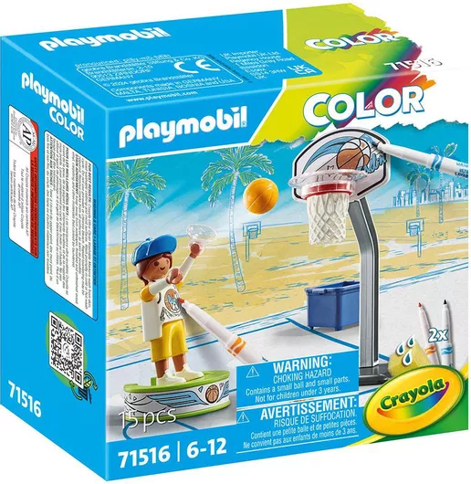 Playmobil Color: Προπόνηση Μπάσκετ για 6+ Ετών #71516
