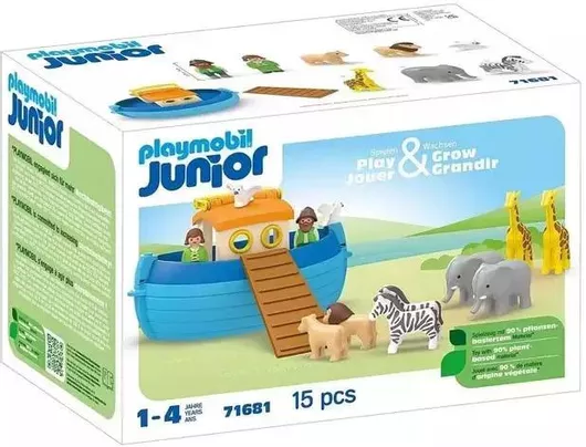 Playmobil Junior: Η Κιβωτός του Νώε για 12+ Μηνών #71681
