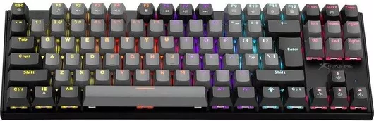 Gaming Πληκτρολόγιο Xtrike Me GK-989A Μηχανικό Tenkeyless με RGB Αγγλικό US Μαύρο