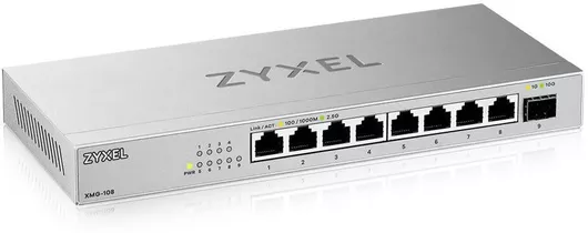 Switch Zyxel XMG-108 Unmanaged L2 με 8 Θύρες Ethernet & 1 SFP Θύρα