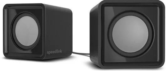 Ηχείο Υπολογιστή SpeedLink Twoxo 2.0 με Ισχύ 5W  Μαύρο Χρώμα
