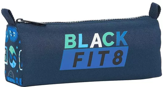 Κασετίνα Blackfit8 Retro Βαρελάκι με 1 Θήκη σε Μπλε χρώμα