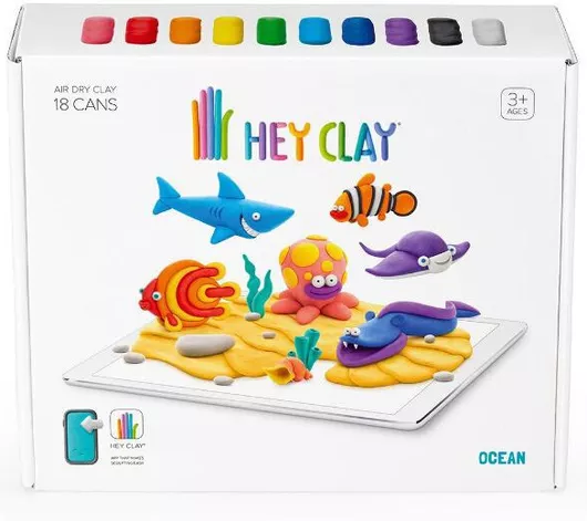Πηλός Hey Clay Ocean Πολυμερικός Σετ