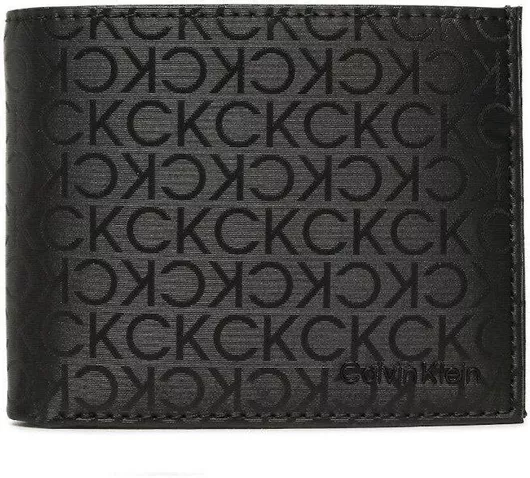 Ανδρικό Πορτοφόλι Calvin Klein Δερμάτινο Μαύρο