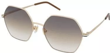 Γυναικεία Γυαλιά Ηλίου Hugo Boss BOSS 1589/S J5G PR 57 με Μεταλλικό Σκελετό Χρυσό