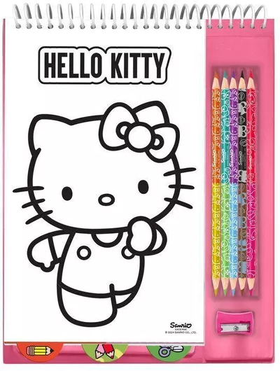 Σετ Ζωγραφικής Hello Kitty Pencil Colouring 