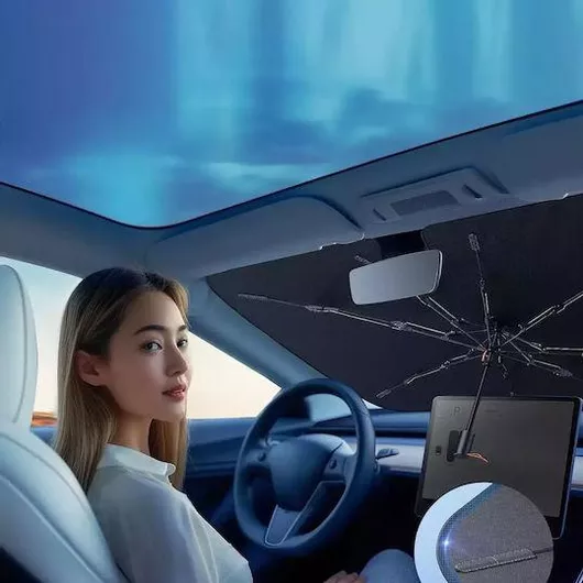 Baseus CoolRide BS-CN013 umbrella sunshade Μαύρο