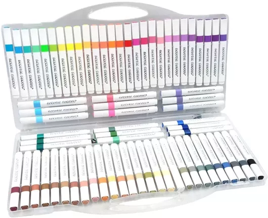 Σετ Μαρκαδόροι Ζωγραφικής Ακρυλικοί 72 Χρωμάτων