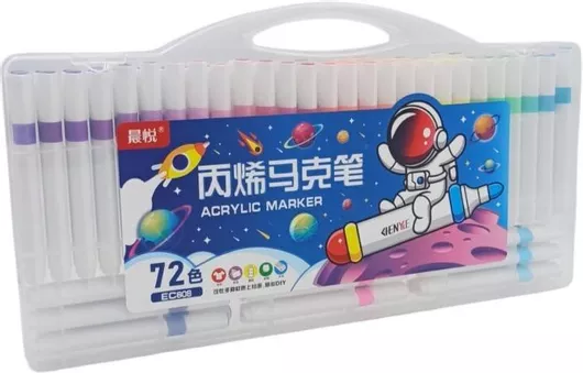 Σετ Μαρκαδόροι Ζωγραφικής Ακρυλικοί 72 Χρωμάτων