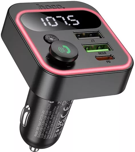 FM Transmitter Αυτοκινήτου Hoco E85 με Bluetooth / USB