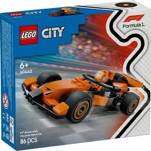Lego City: F1 Driver With Mclaren Race Car για 6+ Ετών #60442