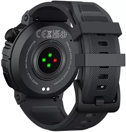 Smartwatch Zeblaze Ares 3 Plus 1.43" Silicone Strap Black