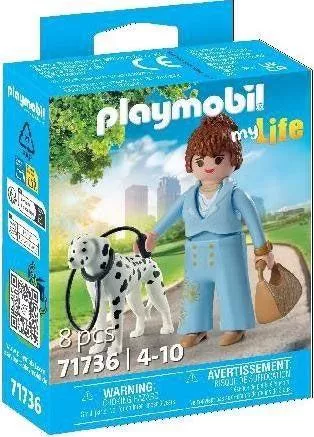 Playmobil MyLife Κοπέλα με Σκυλί Δαλματίας για 4-10 ετών