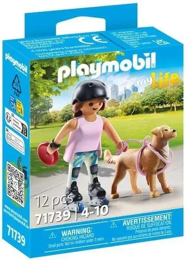 Playmobil MyLife Σκέιτερ Με Ριτρίβερ για 4-10 ετών