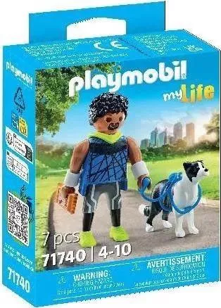 Playmobil MyLife Αθλητής με Μπόρντερ Κόλεϊ για 4-10 ετών