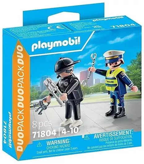 Playmobil Duo Pack Αστυνόμος & Διαρρήκτης για 4-10 ετών