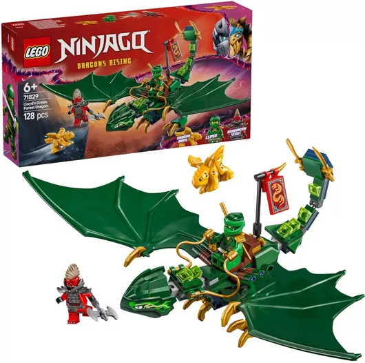 Lego Ninjago: Lloyd's Green Forest Dragon για 6+ Ετών #71829
