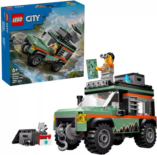 Lego City: Off-Road 4x4 Mountain Truck για 6+ Ετών #60447