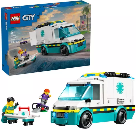 Lego City: Emergency Ambulance για 5+ Ετών #60451