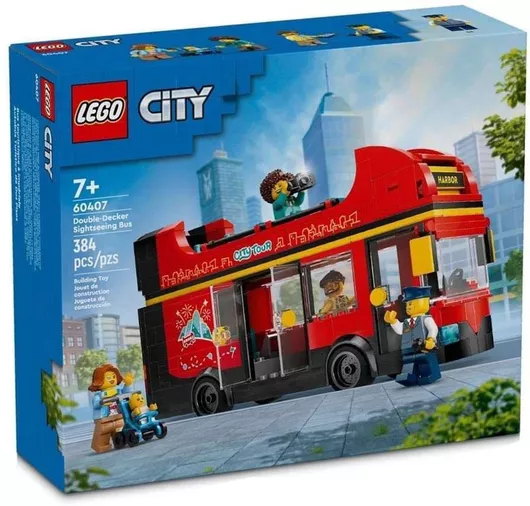 Lego City Great Vehicles: Red Double-Decker Sightseeing Bus για 7+ Ετών #60407
