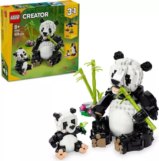 Lego Creator 3in1: Wild Animals: Panda Family για 8+ Ετών #31165