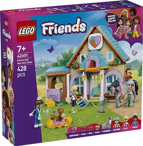 Lego Friends: Horse and Pet Vet Clinic για 7+ Ετών #42651