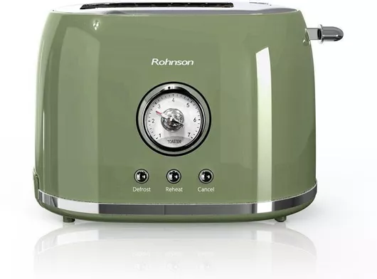 Φρυγανιέρα Rohnson R-2215 2 Θέσεων 800W Πράσινο