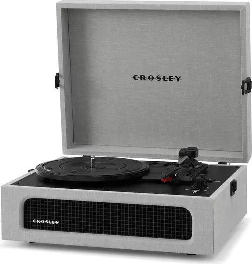 Πικάπ Crosley Voyager SF0005RP-GY1 Βαλιτσάκι με Ενσωματωμένα Ηχεία Γκρι