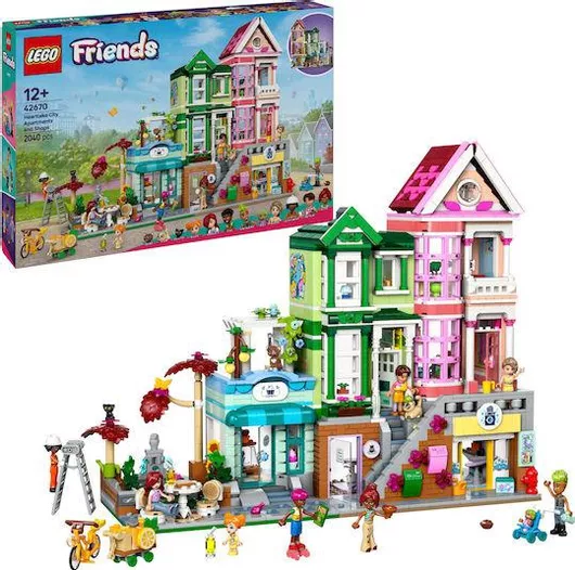 Lego Friends: Heartlake City Apartments and Stores για 12+ Ετών #42670