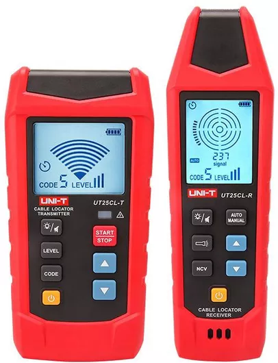 Ψηφιακός Ανιχνευτής Καλωδίων & Σωλήνων Uni-T UT25CL 