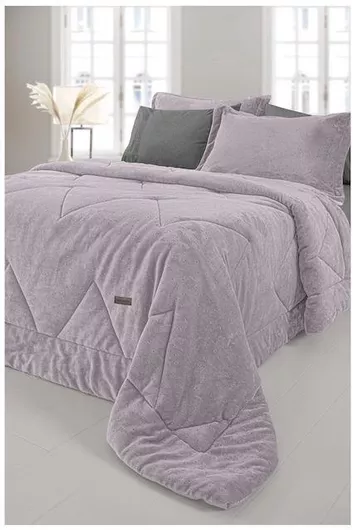 Κουβερτοπάπλωμα Guy Laroche Μονόχρωμο Ημίδιπλο 240x160cm Drops Melanze