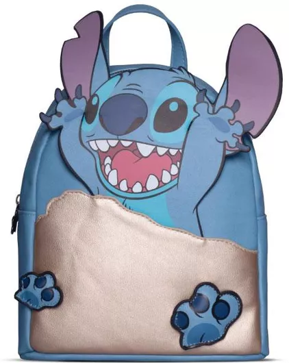 Σχολική Τσάντα Δημοτικού Πλάτης Difuzed Disney Lilo & Stitch Beach Day Stitch Μπλε